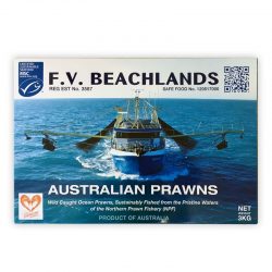 FV Beachlands 3kg Custom Prawn Packaging